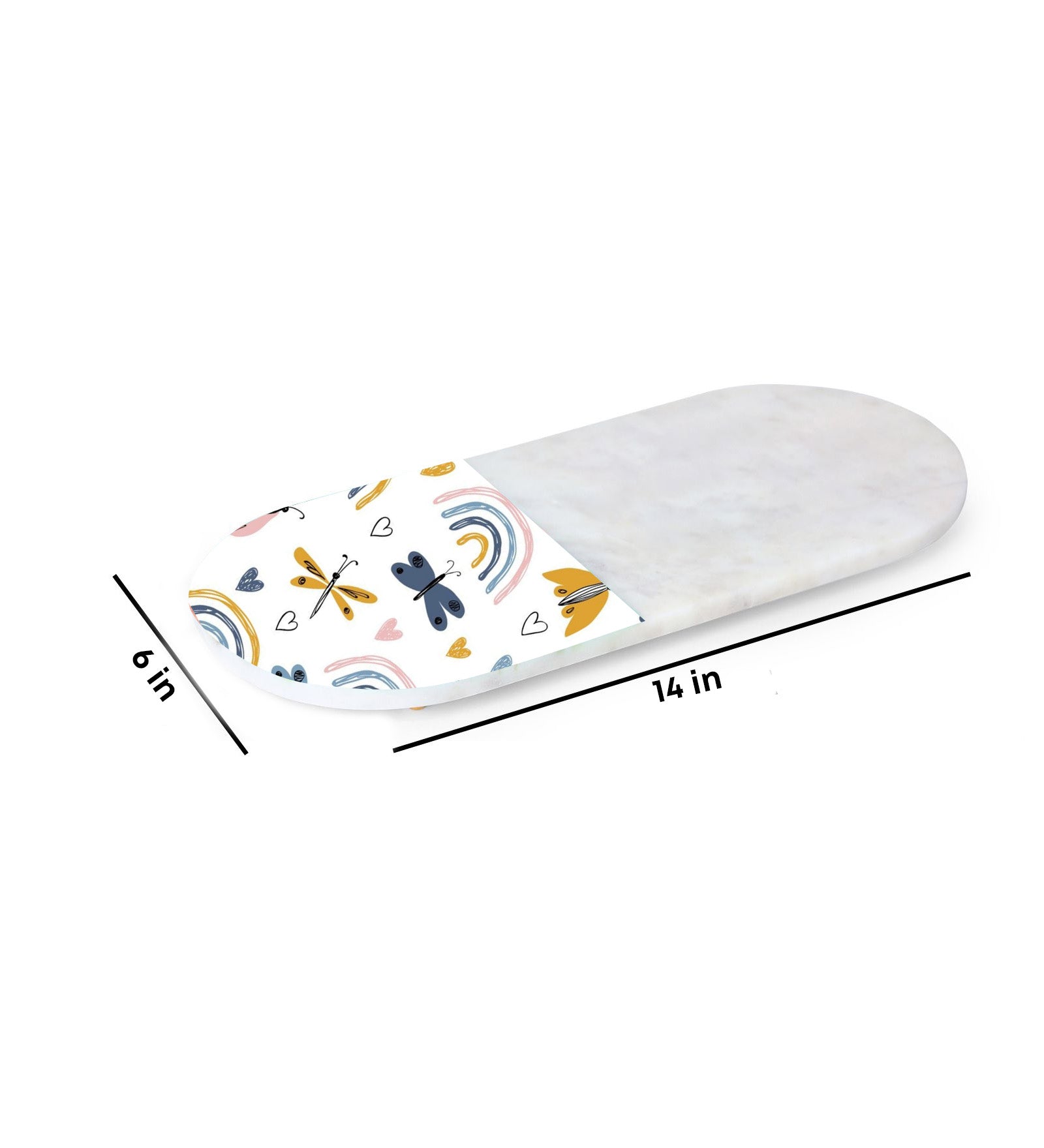 Classy Cheese Marble Serving Platter