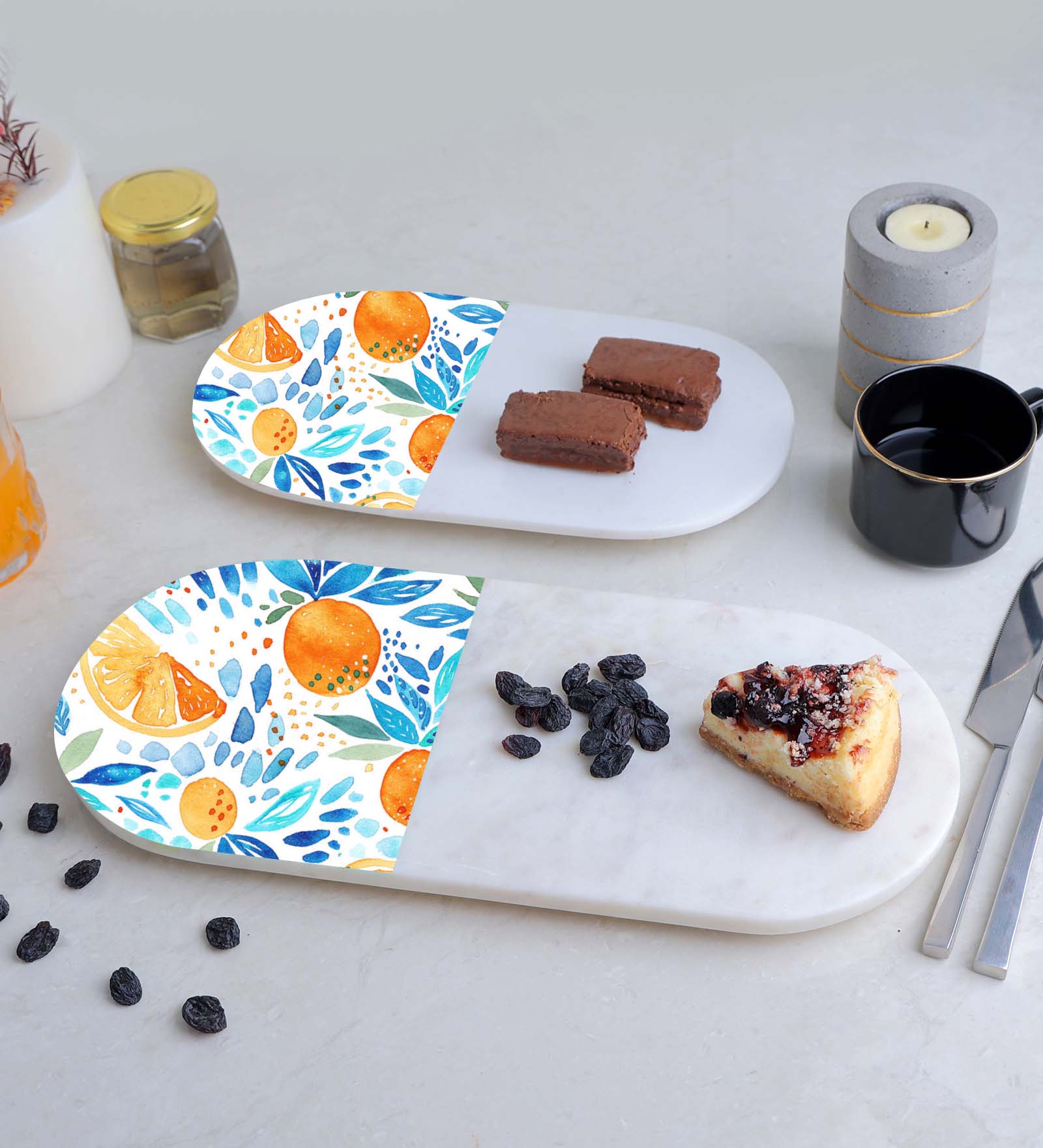 Premium Marble Serving Platter