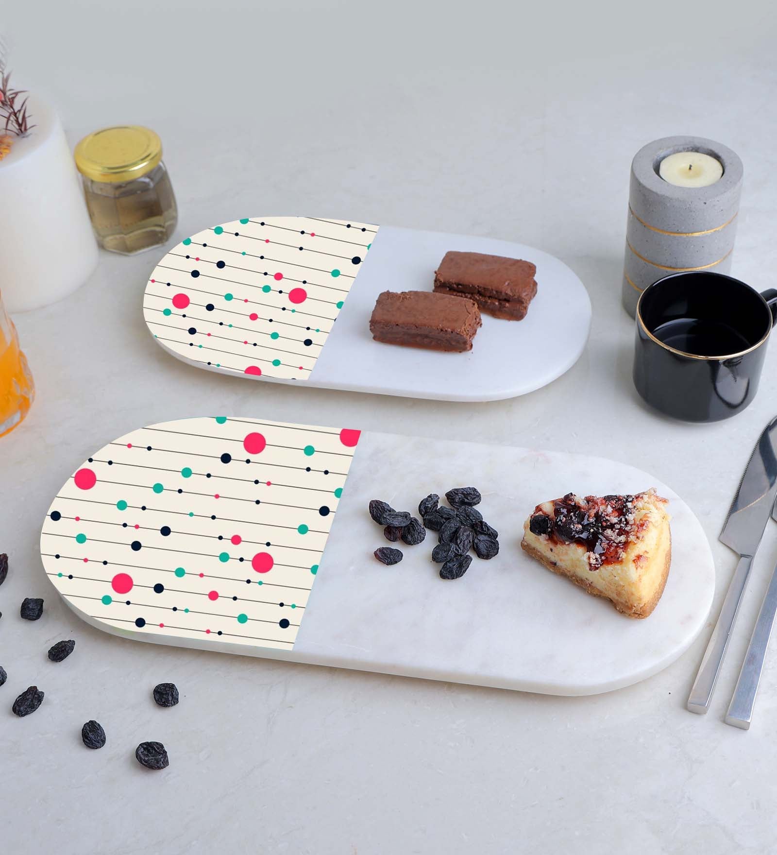 Posh Marble Serving Platter