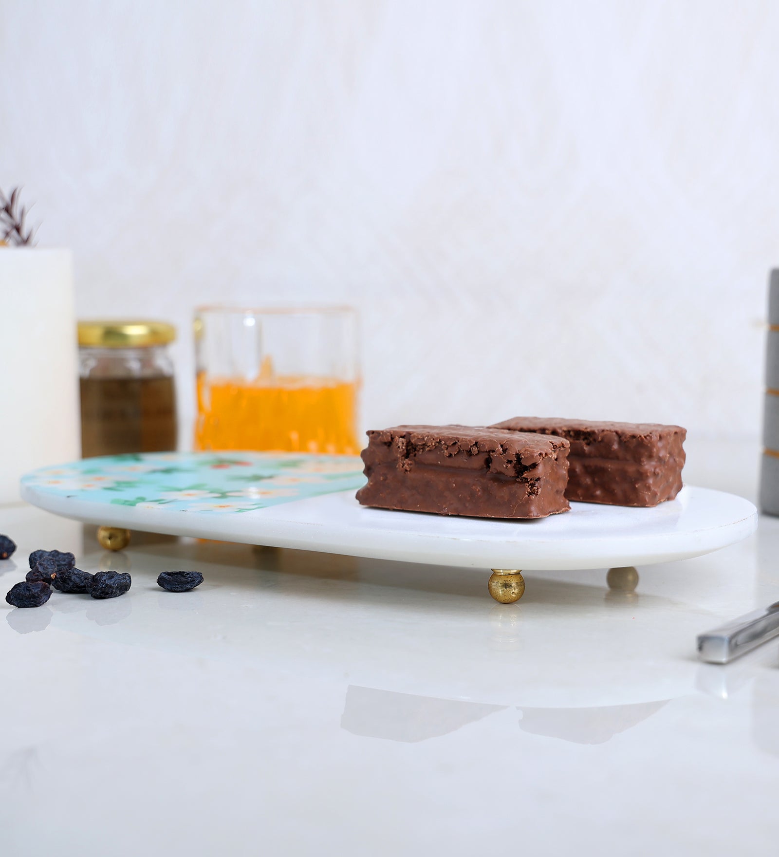 Contemporary Marble Serving Platter