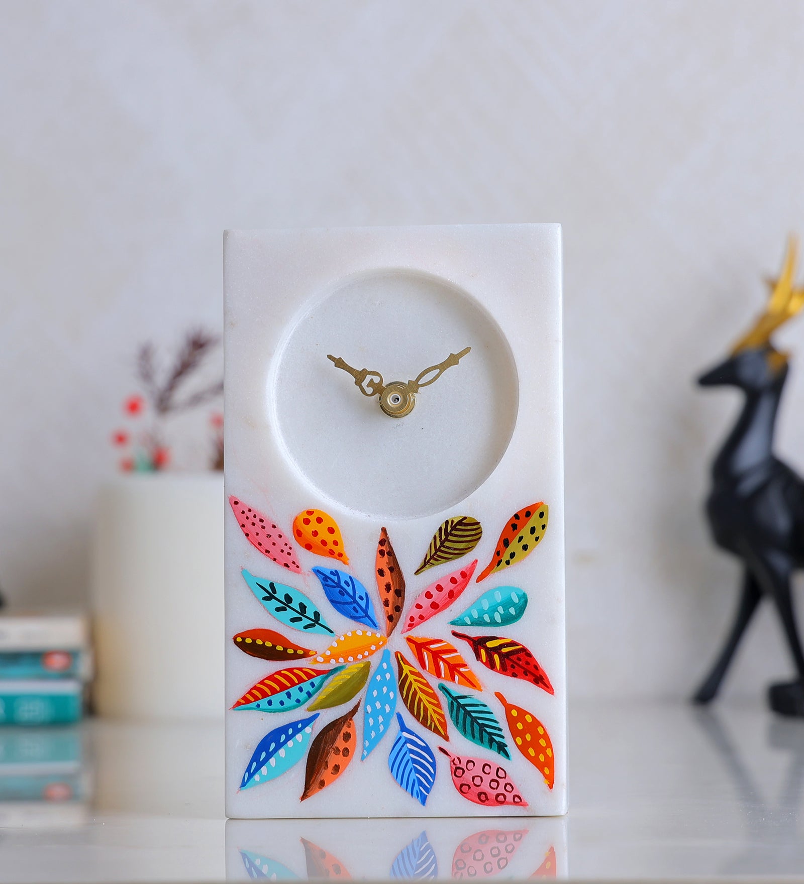 Snappy Marble Desk Clock