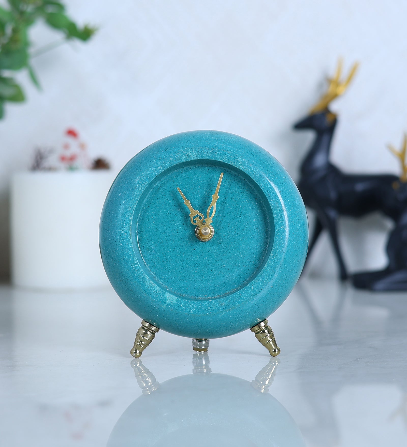 Contemporary Marble Table Clock