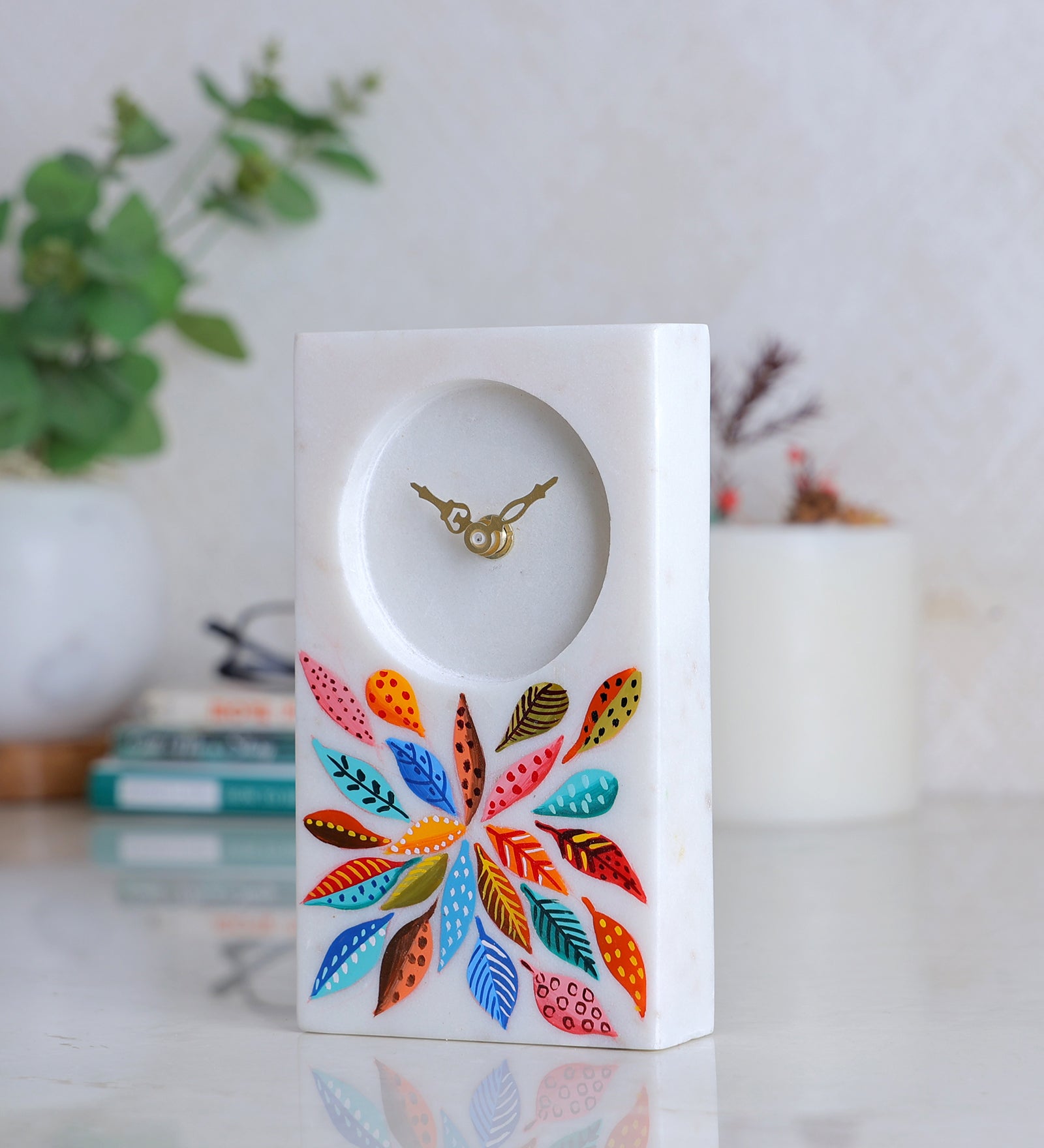 Blooming Designer Table Clock