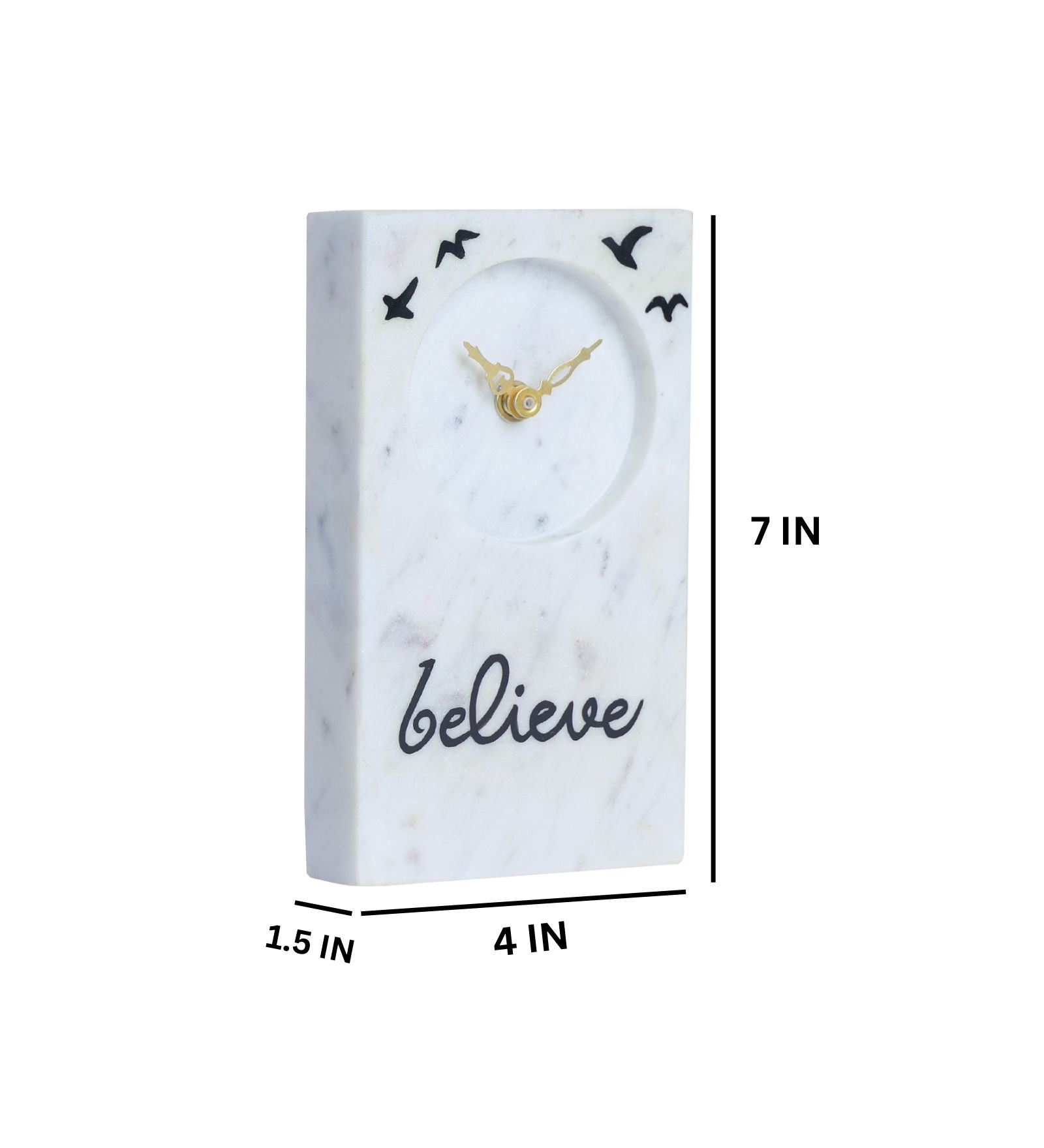 Believe Study Table Clock