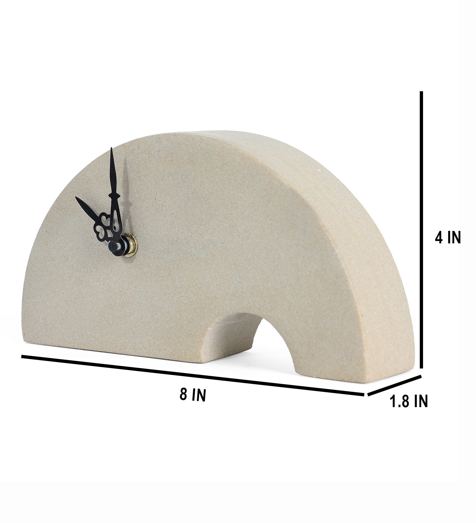 Crescent Table Clock