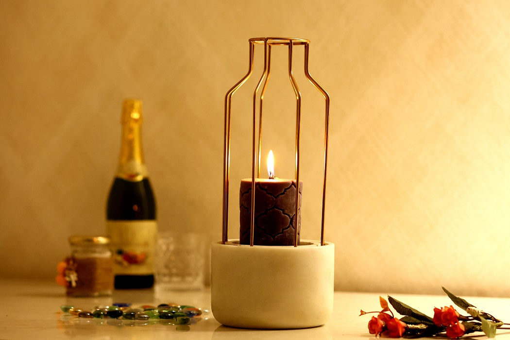 Marble Candle Holder