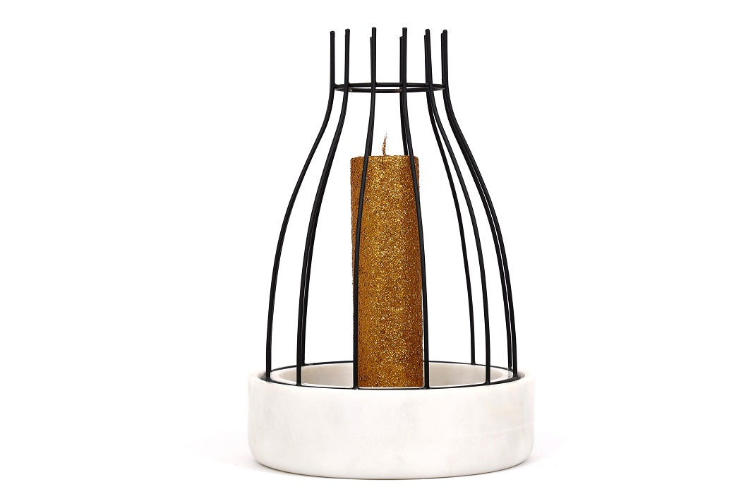 Marble candle Holder