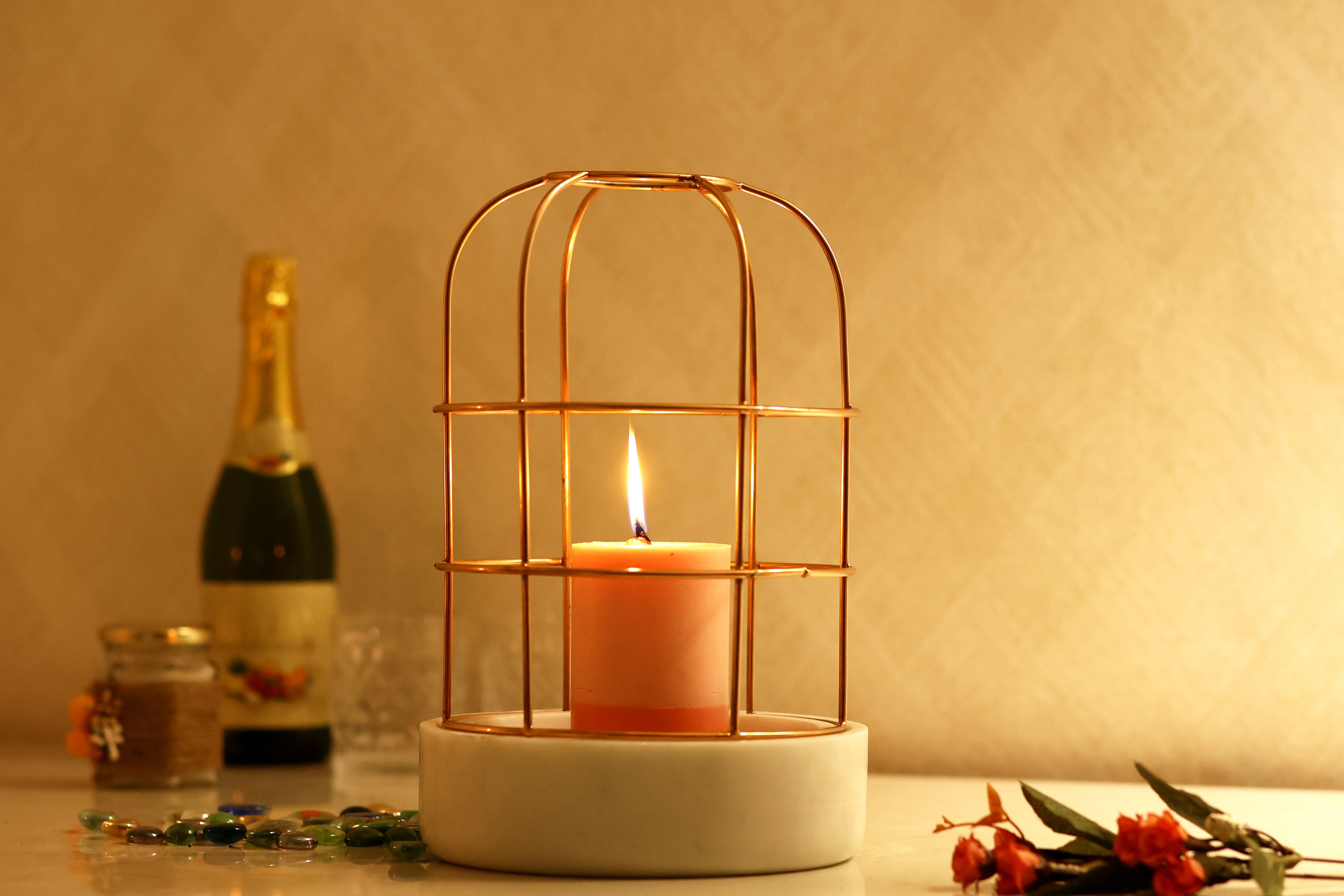 Marble Candle Holder
