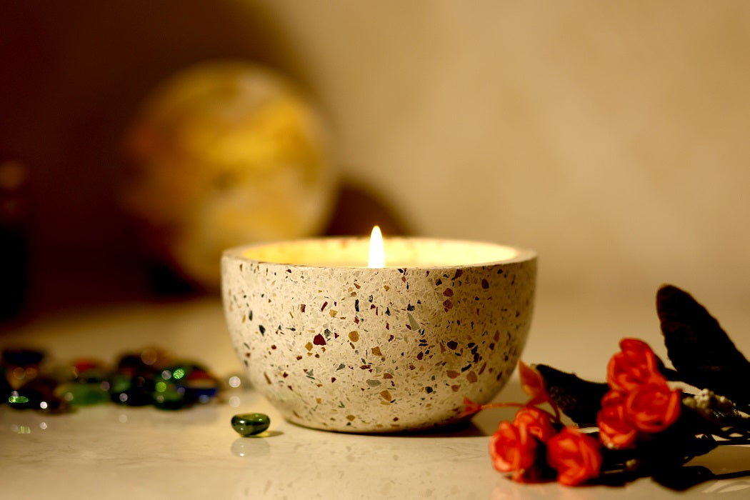 Marble Candle Holder