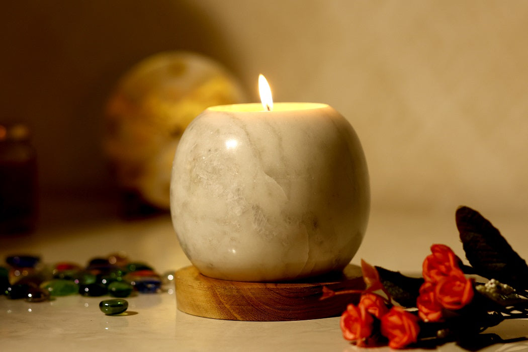 Marble Candle Holder