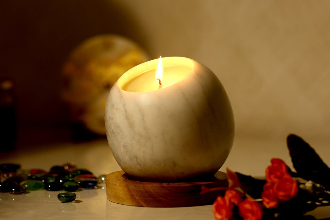 Marble Candle Holder