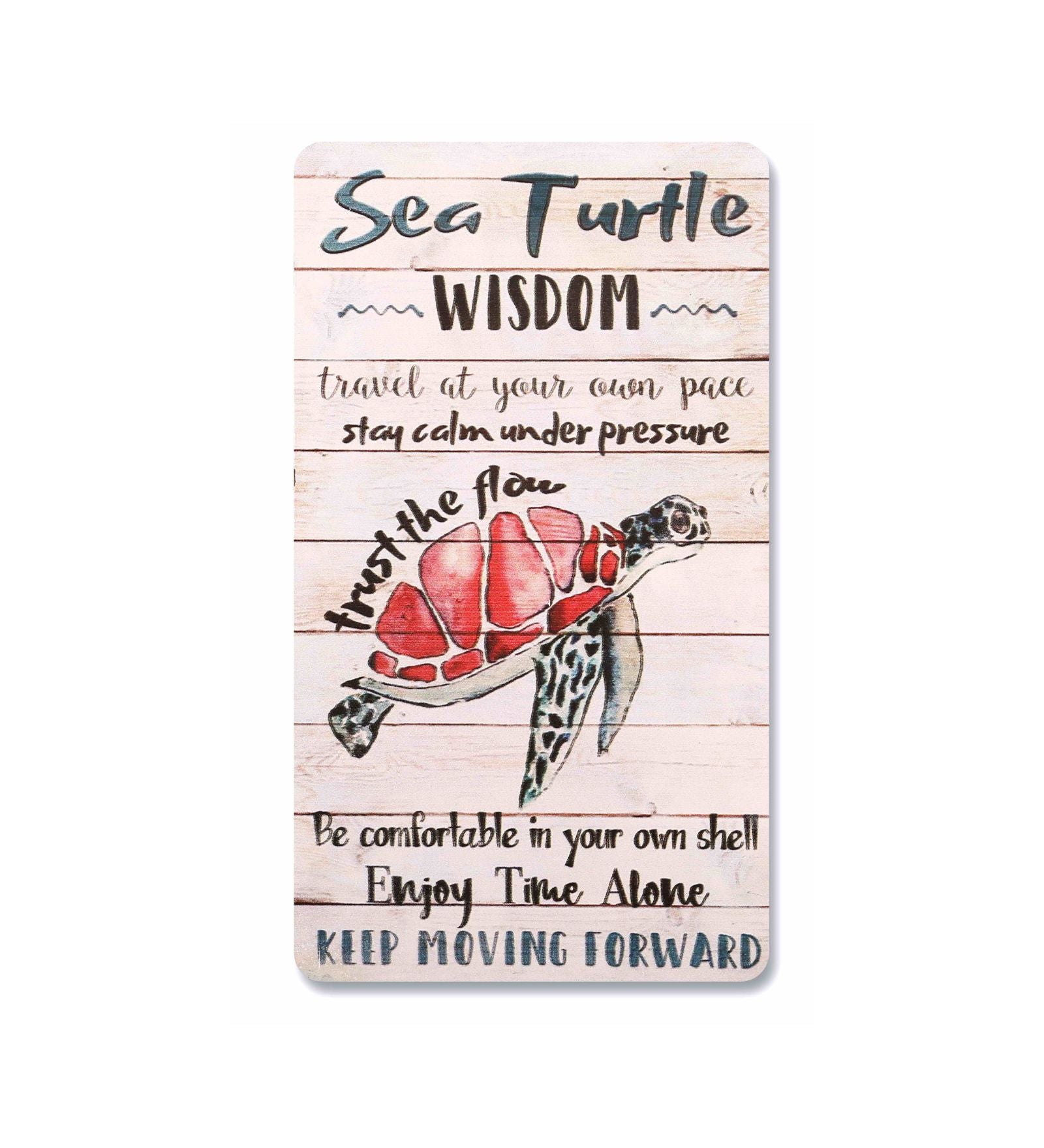 Sea Turtle Marble Wall Art