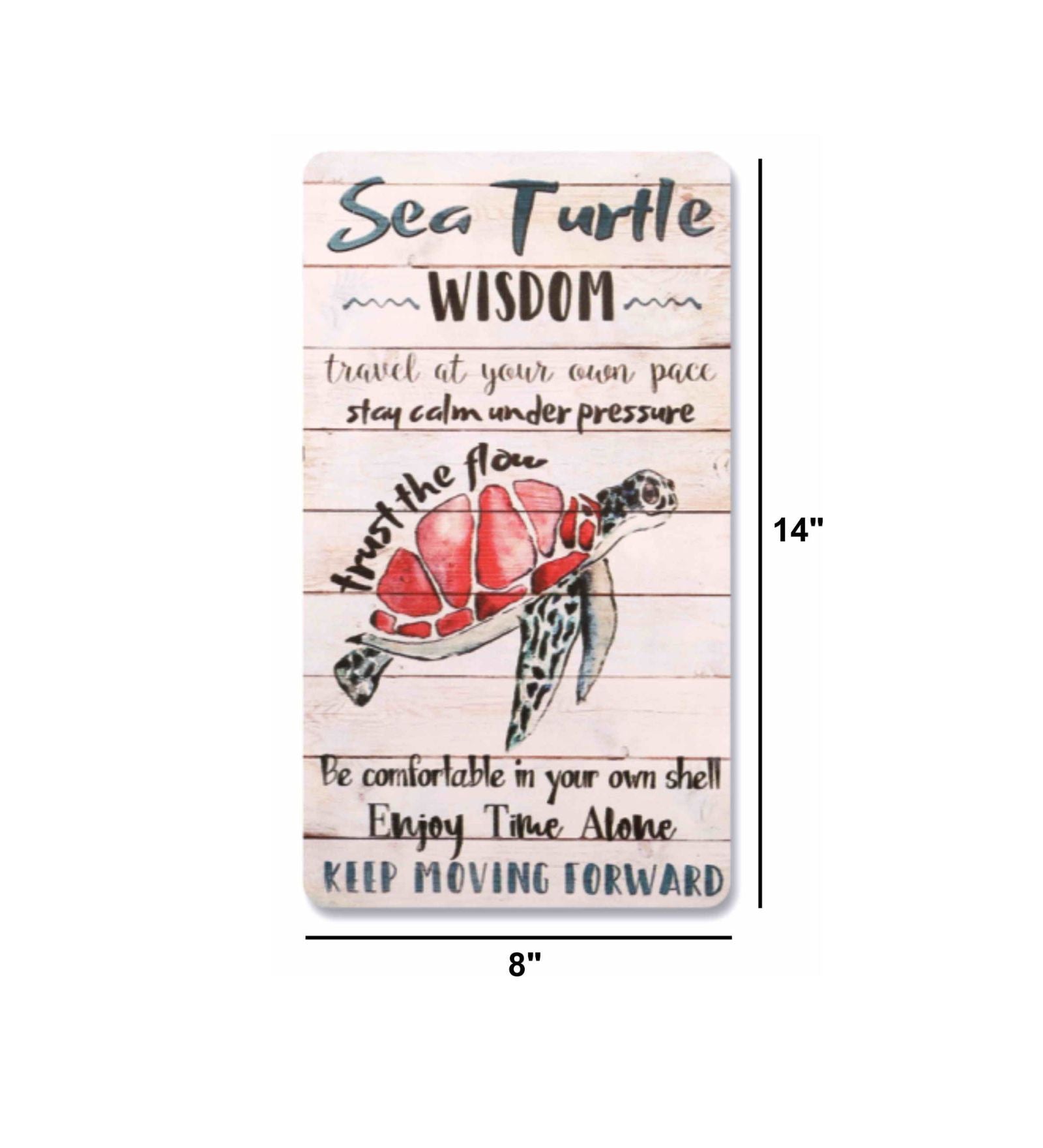 Sea Turtle Marble Wall Art