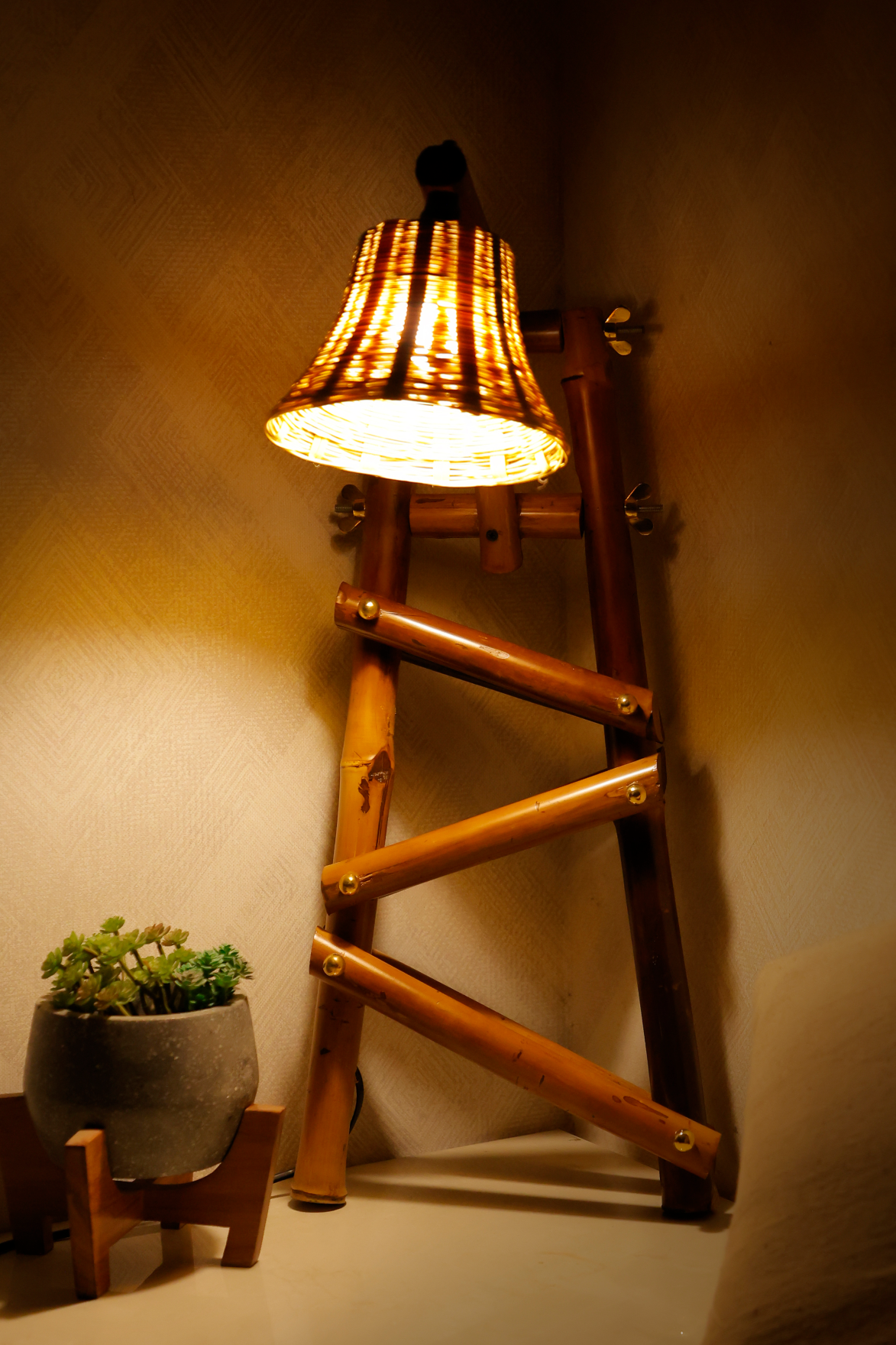 à la mode Bamboo Floor Lamp