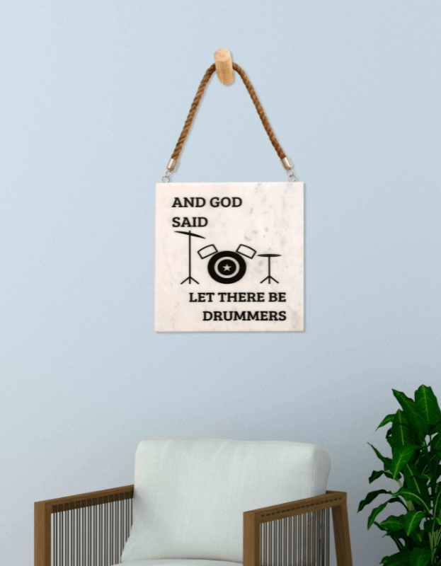 Different Drummer Marble Wall Art