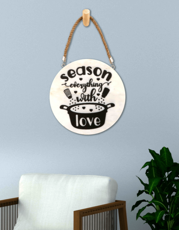 Love Seasoning Marble Wall Art