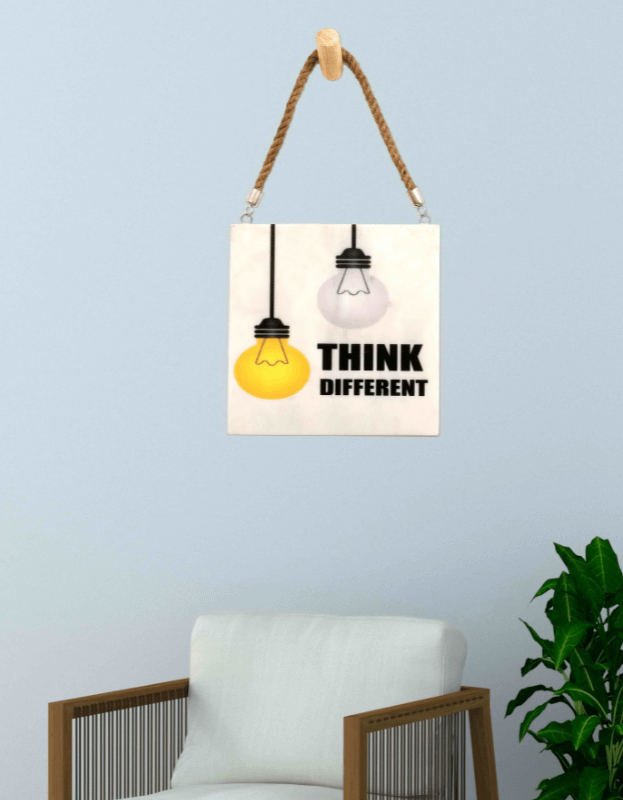 Think Different Marble Wall Art