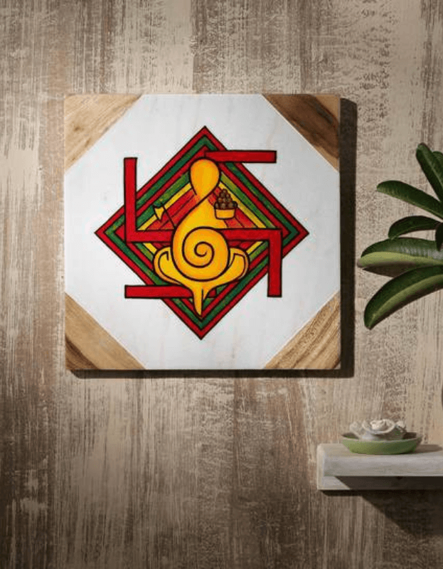 Supreme Power Marble Wall Art