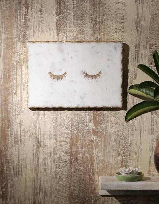 Blush on Marble Wall Art