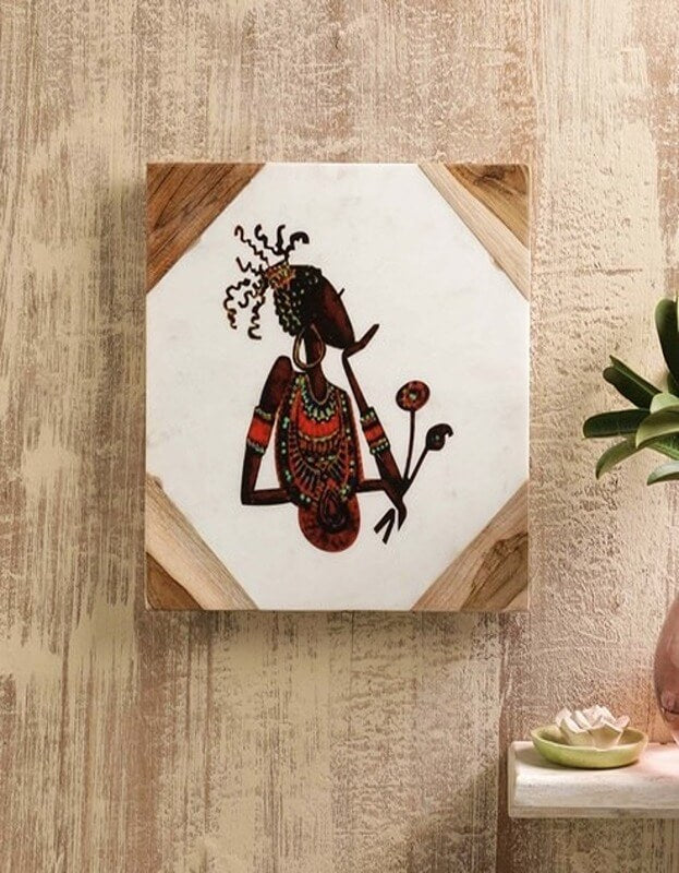 Belle Lady Marble Wall Art