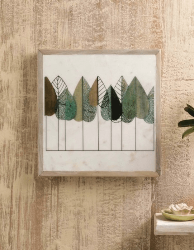 Tropical Vibes Marble Wall Art