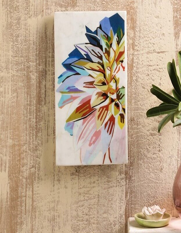 Floret Art Marble Wall Art