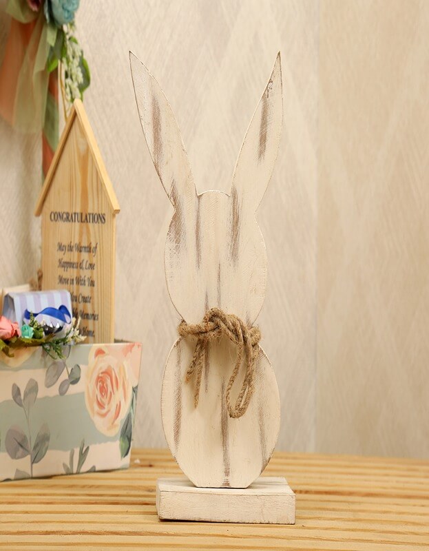 Distressed Wood Table Décor Item (Pikachu Big)