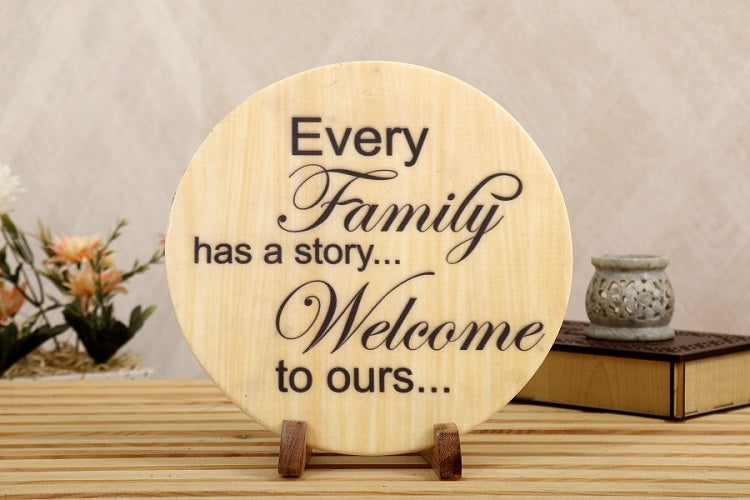 Every family has a story Marble Table Decor Item