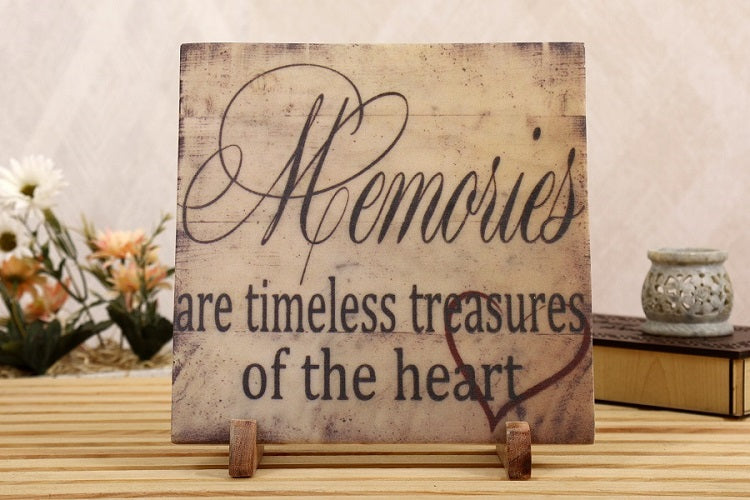 Memories Marble Table Decor Item