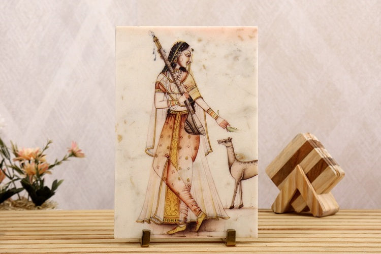 Mughal Marble Table Decor Item