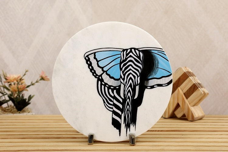 Ravishingly Royal Marble Table Decor Item