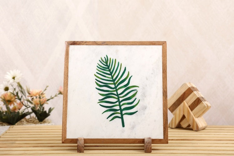 Nature Walk Marble Table Decor Item