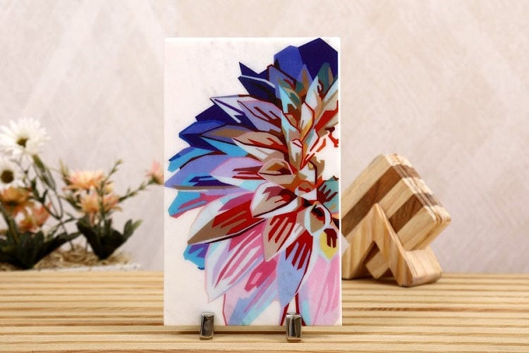 Floret Art Marble Table Decor Item