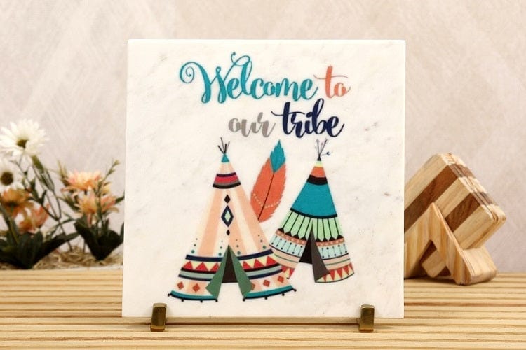 Welcome to our Tribe Marble Table Decor Item