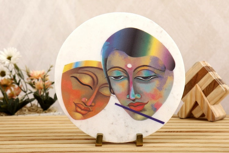 Eternal Love Marble Table Decor Item