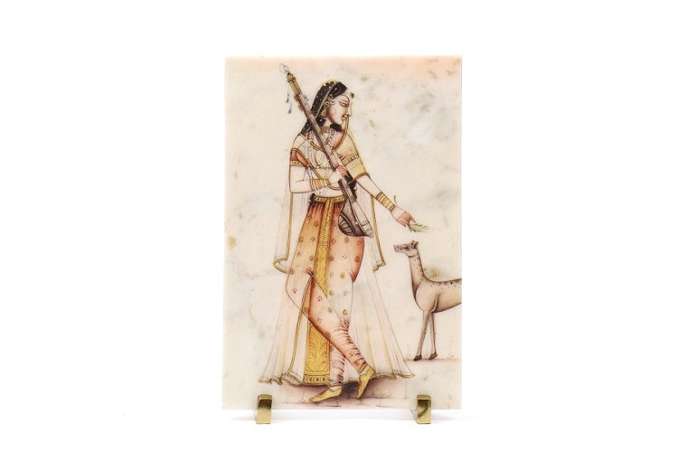 Mughal Marble Table Decor Item