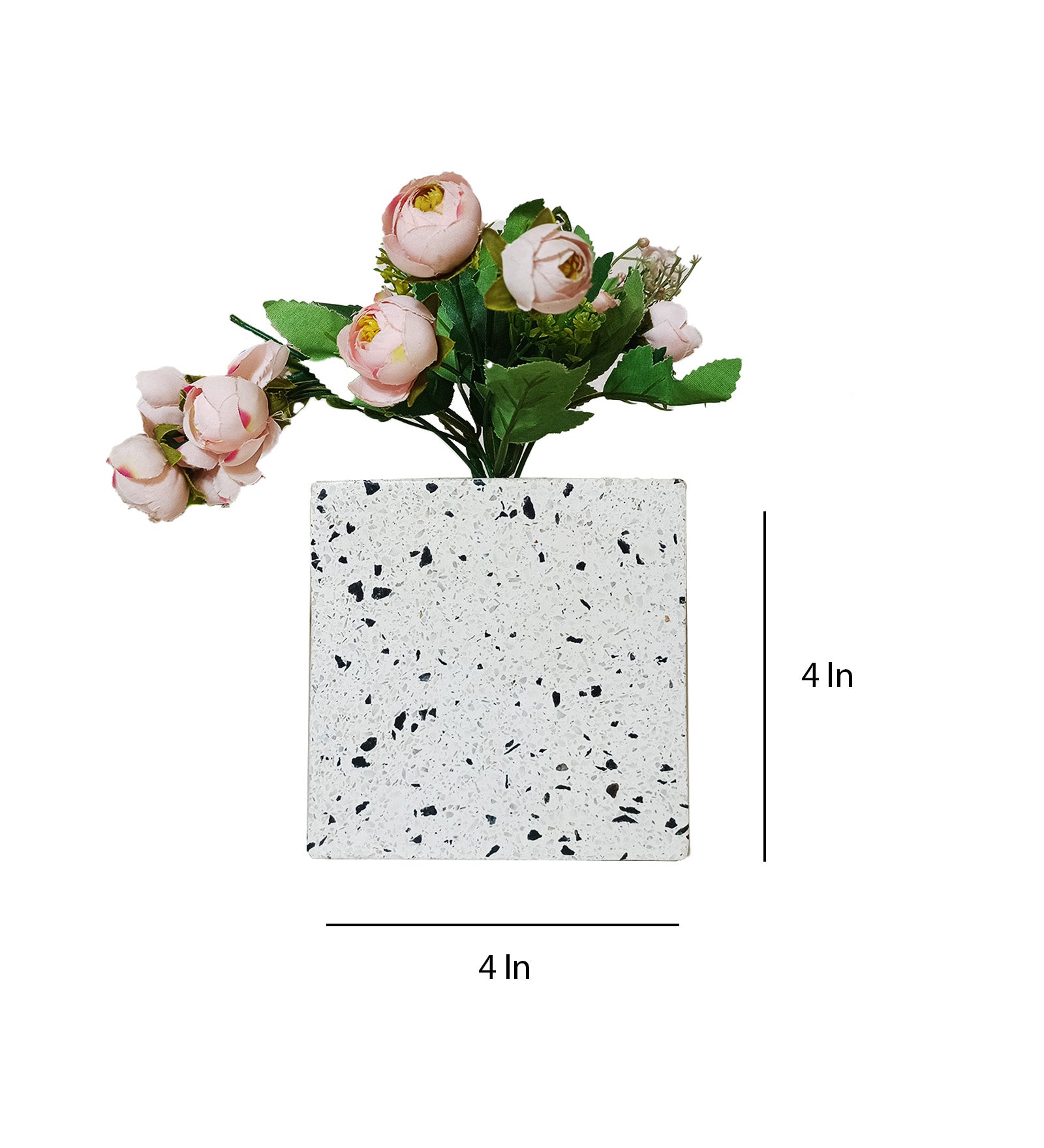 Triangular Terrazzo Artificial Plant