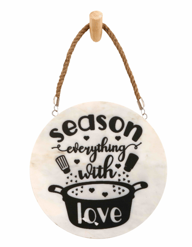 Love Seasoning Marble Wall Art
