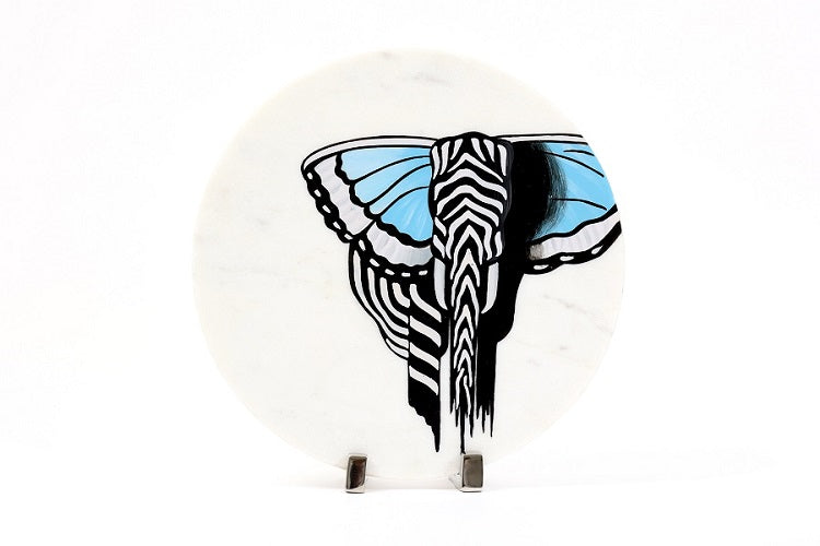 Ravishingly Royal Marble Table Decor Item