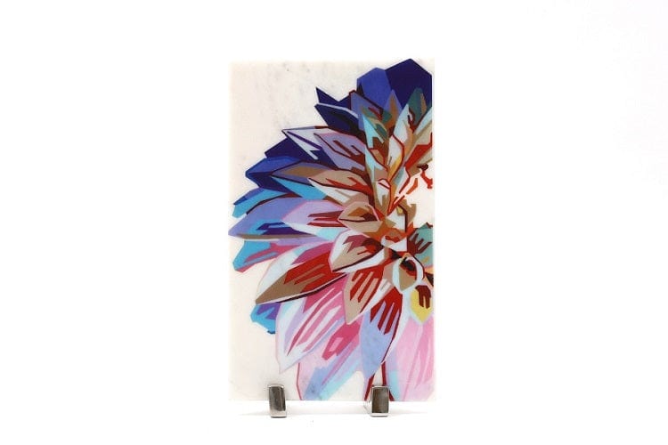 Floret Art Marble Table Decor Item