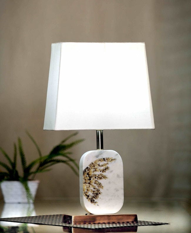 Winged Marble Table Lamp