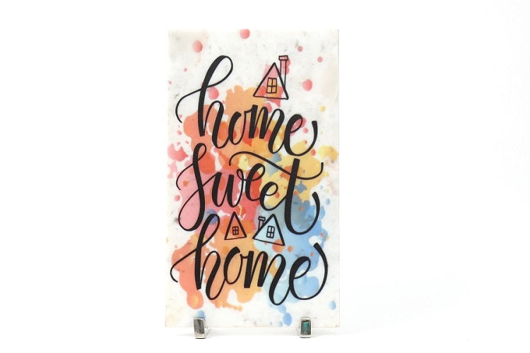 Home Sweet Home Marble Table Decor Item