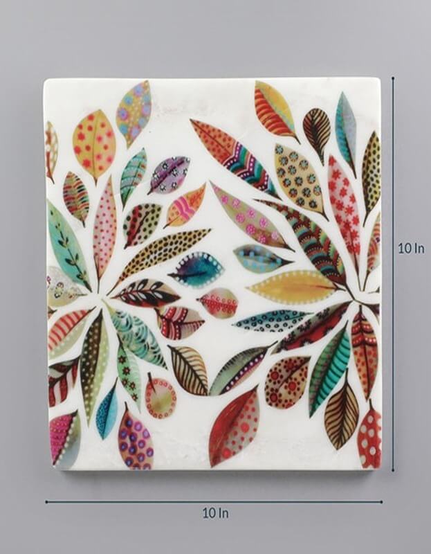 Choicest Bloom Marble Wall Art