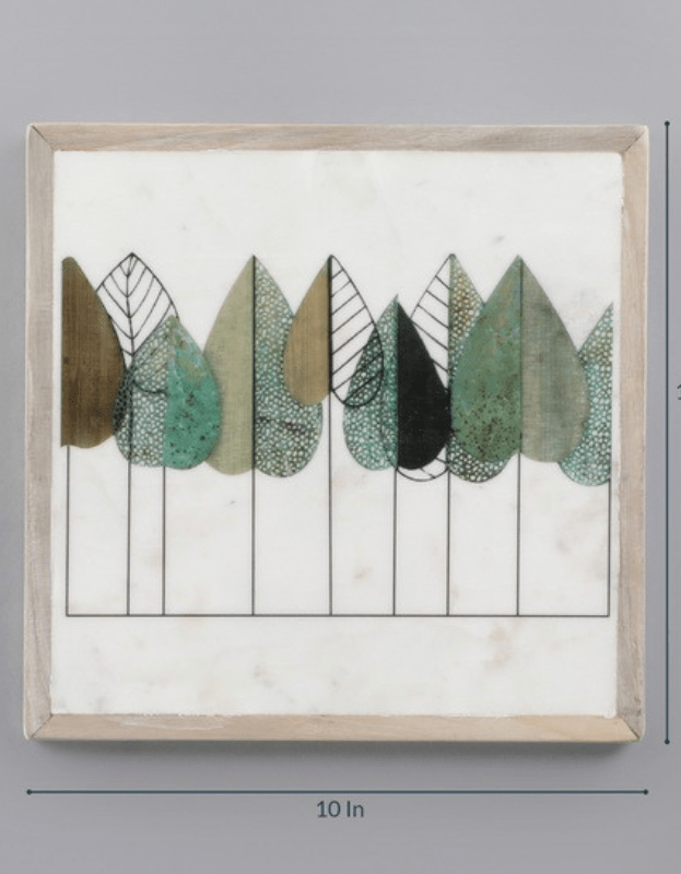 Tropical Vibes Marble Wall Art