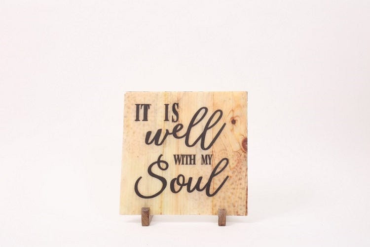 Well with my Soul Marble Table Decor Item