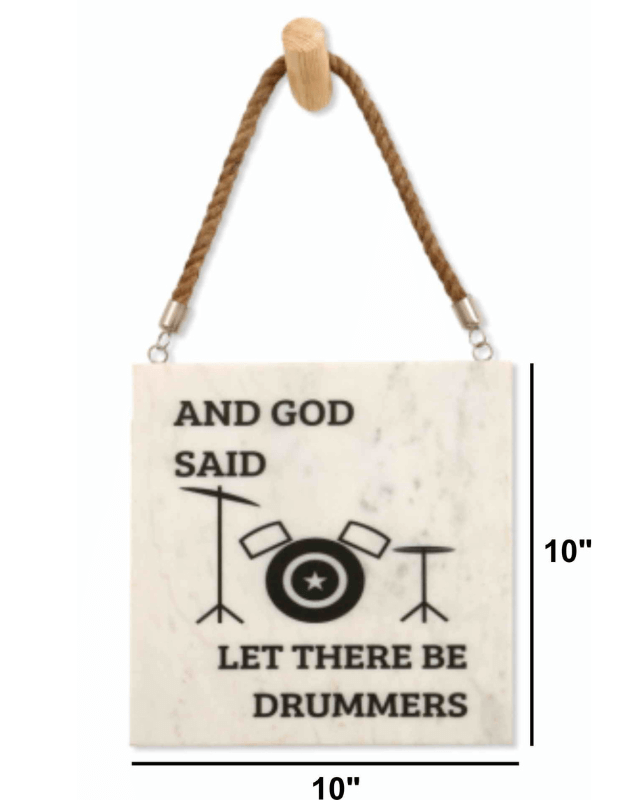 Different Drummer Marble Wall Art