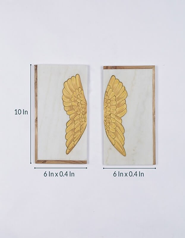 Give Me Wings Marble Wall Art