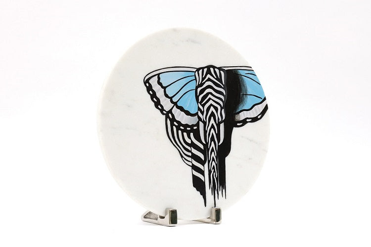 Ravishingly Royal Marble Table Decor Item