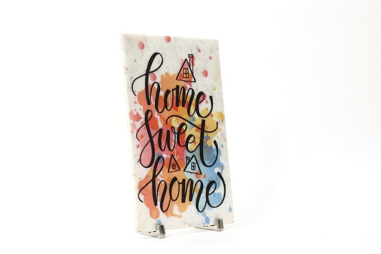 Home Sweet Home Marble Table Decor Item