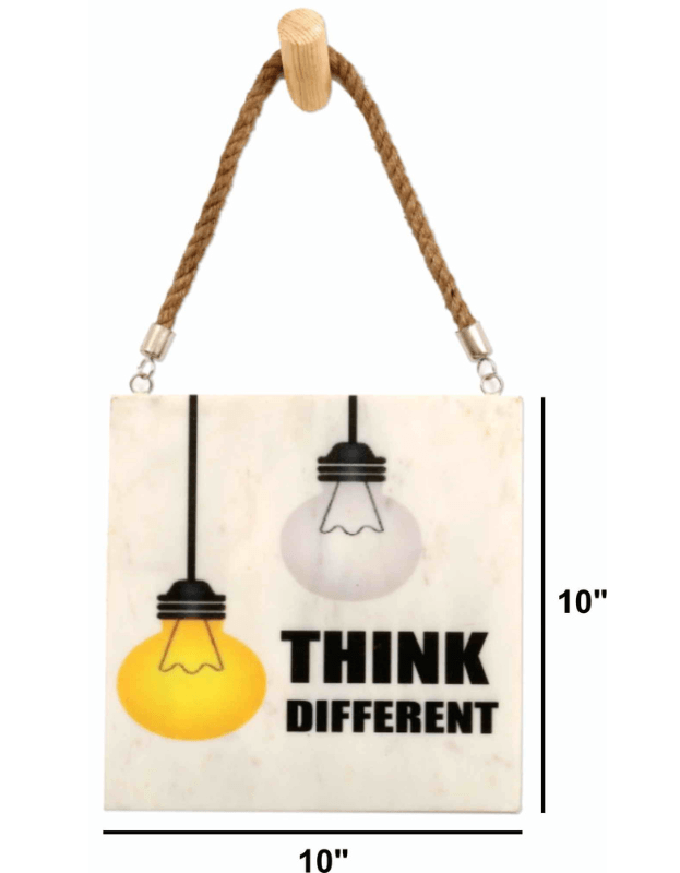 Think Different Marble Wall Art
